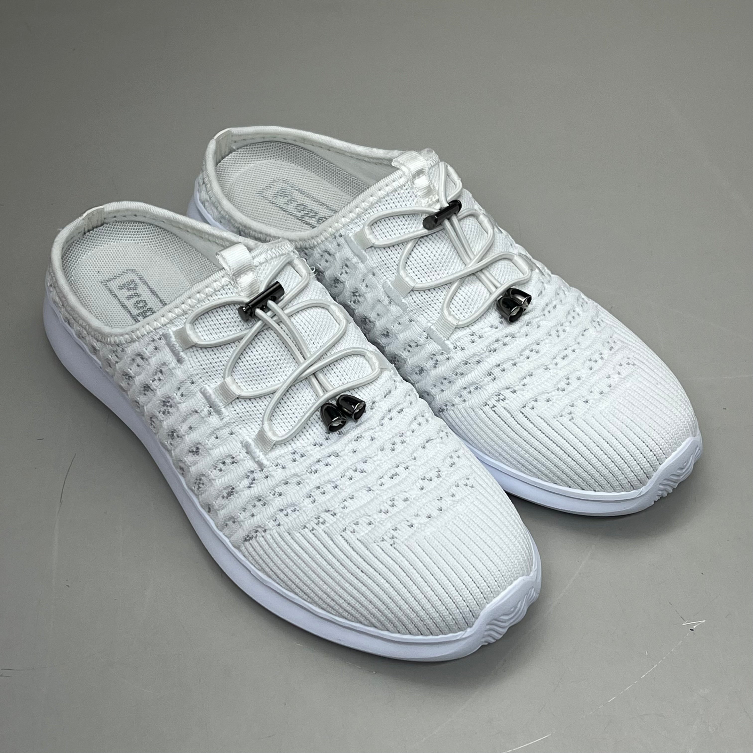 PROPET Travel Bound Slide Remove Footbed Womens Sz 10 N(AA) White Daisy WAT031M