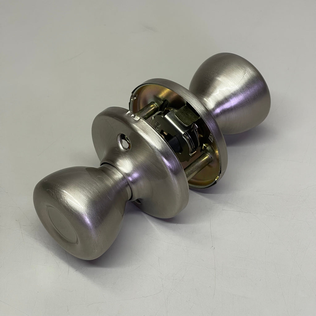 KWIKSET Hall & Closet Tylo Passage Door Knob Satin Nickel 92001-508