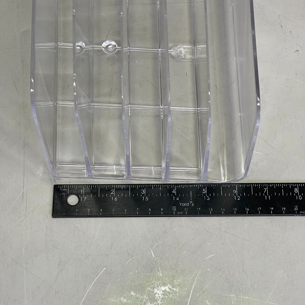 TRU RED 5-Slot Letter Sorter 9.5" x 6.5" x 6.3" Clear TR62285