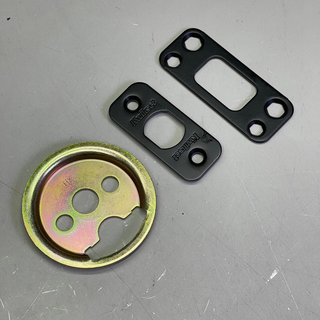 KWIKSET San Clemente Single Cylinder Entry Door Handleset Matte Black 98180-020