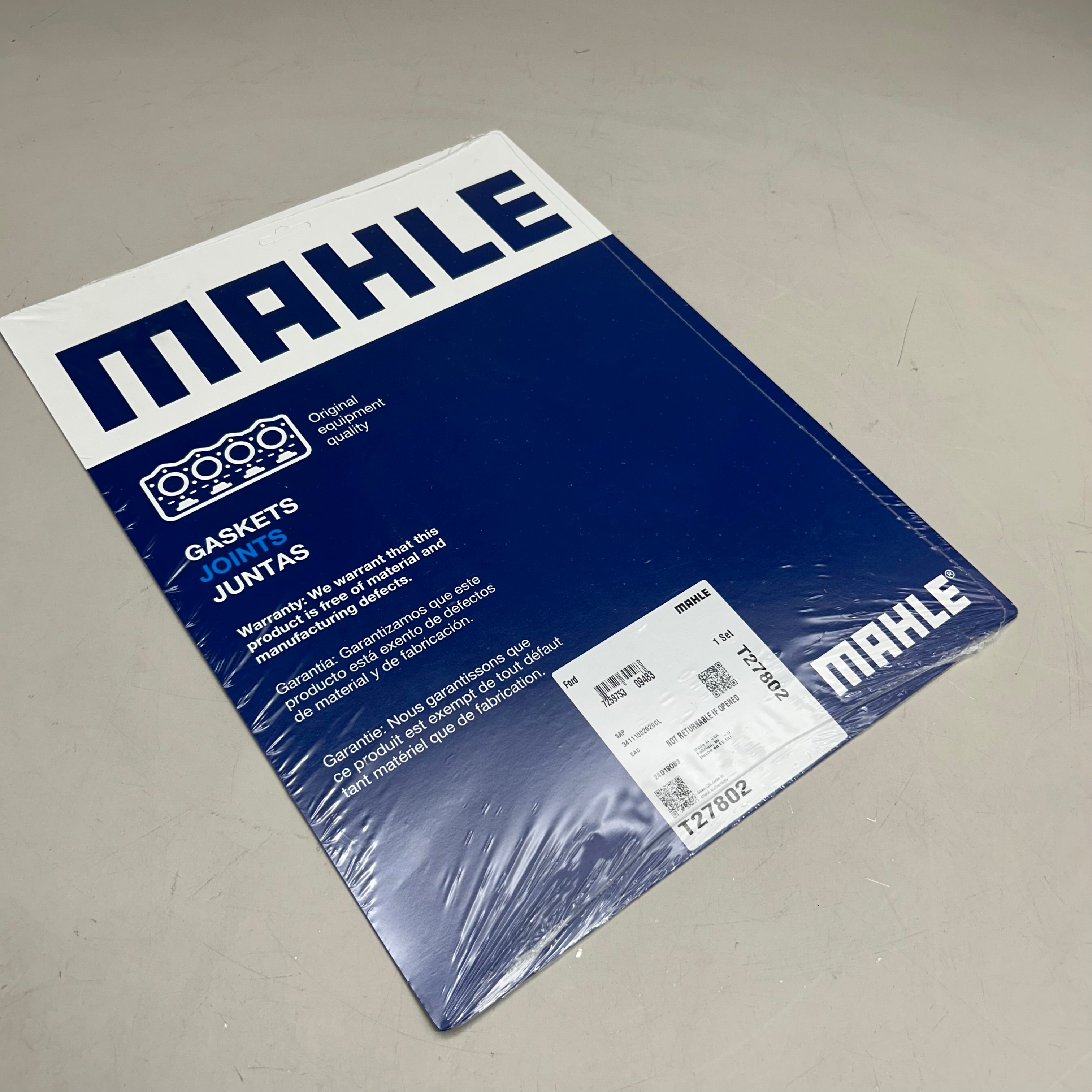 MAHLE Engine Timing Cover Gasket Replacement Part For Ford & Mercury T27802