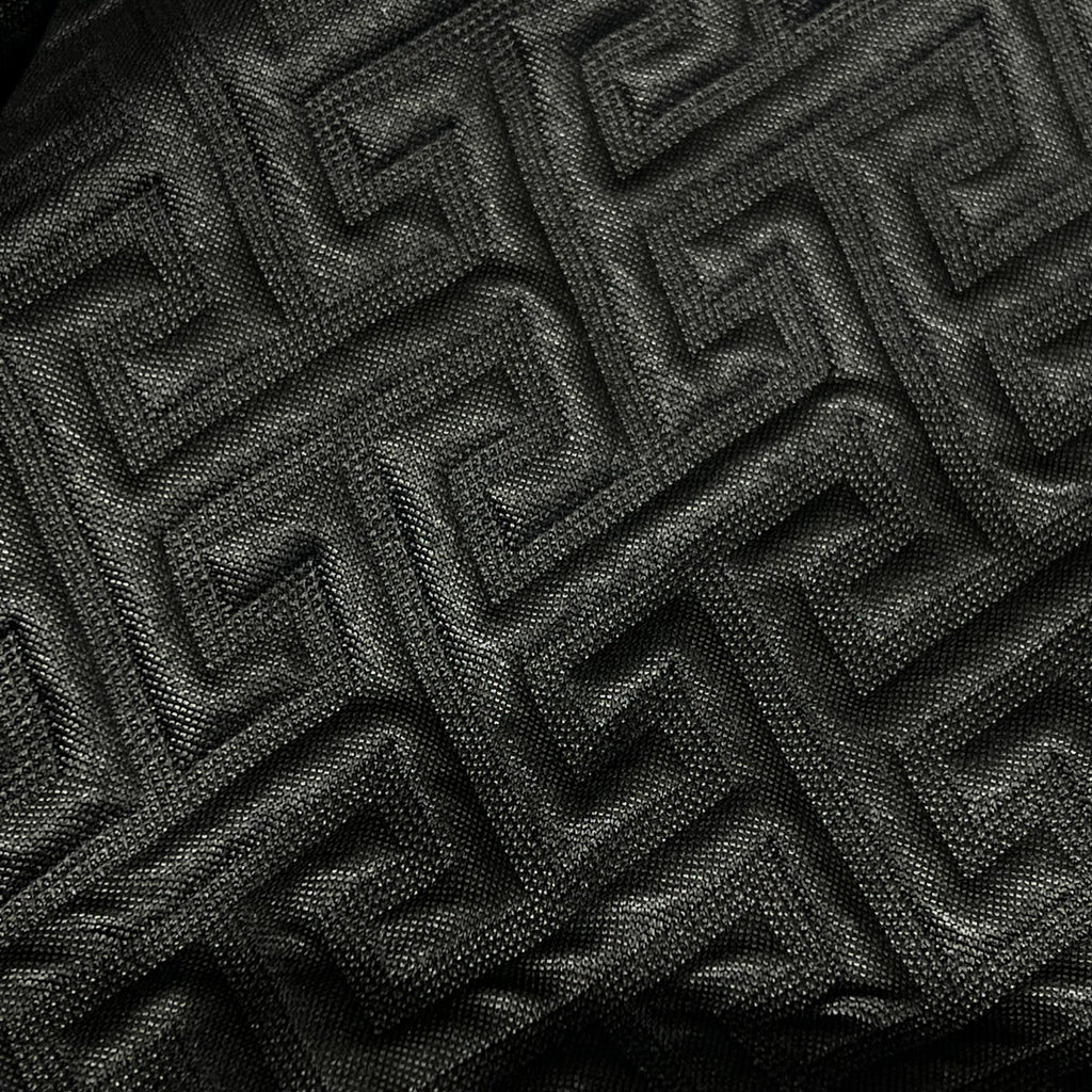 NATORI Textured Quilted Vest Maze Short Sleeve Cardigan Women's Sz XL Black