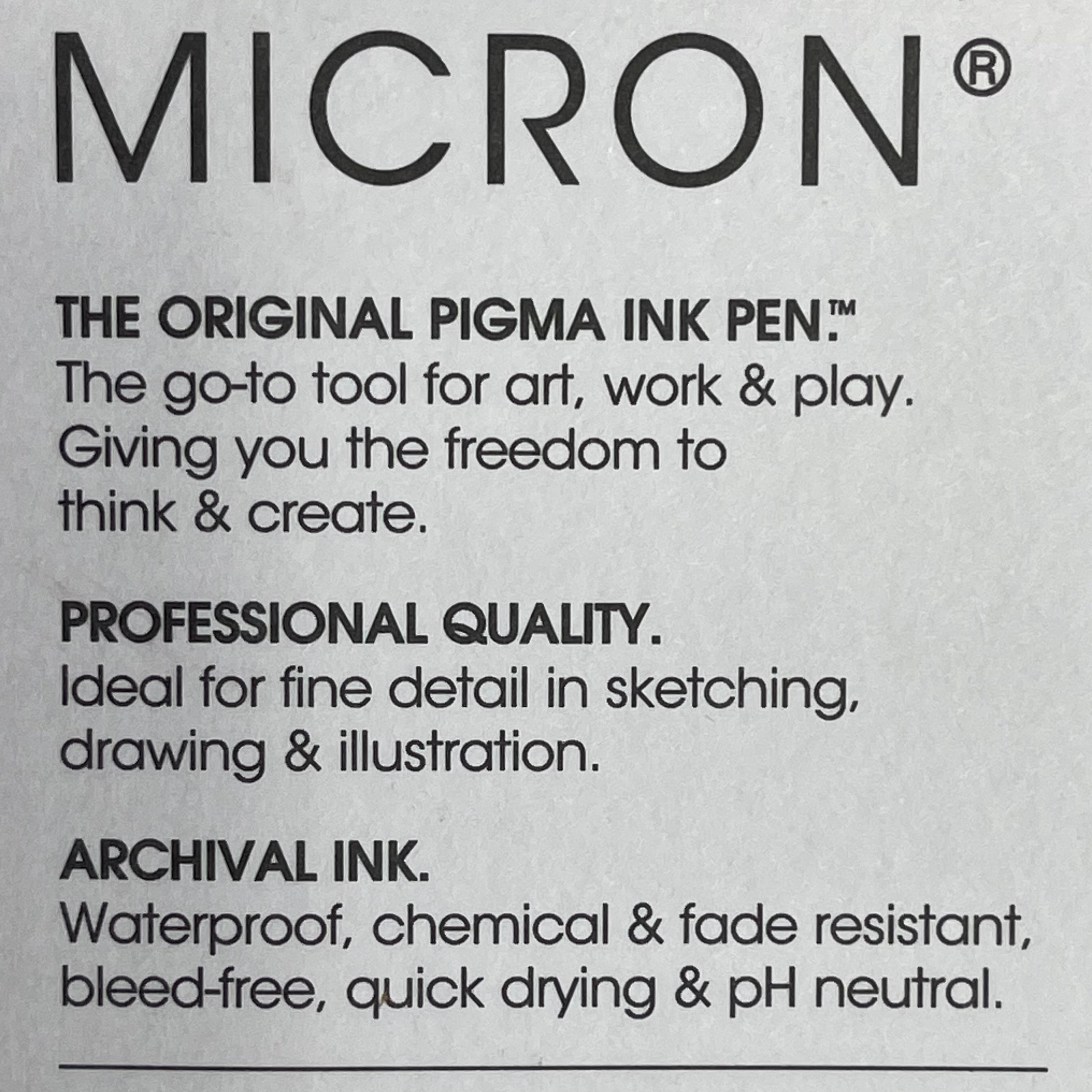 SAKURA (3-PACK) Pigma Micron Pens 0.15mm & 0.20mm Black/Sepia 50047