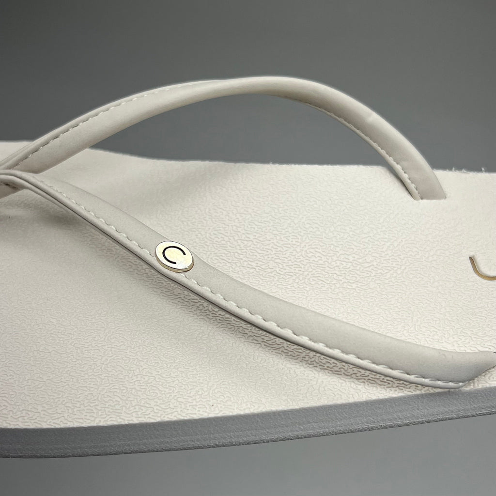 COBIAN Nia's Bounce Synthetic Leather Sandals Women's Sz 8, EU 38.5 Cream NIA25-110-8