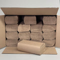 TORK (4,000 TOWELS TOTAL) Natural Multi-Fold Hand Towel 1-Ply Brown MK 520A B