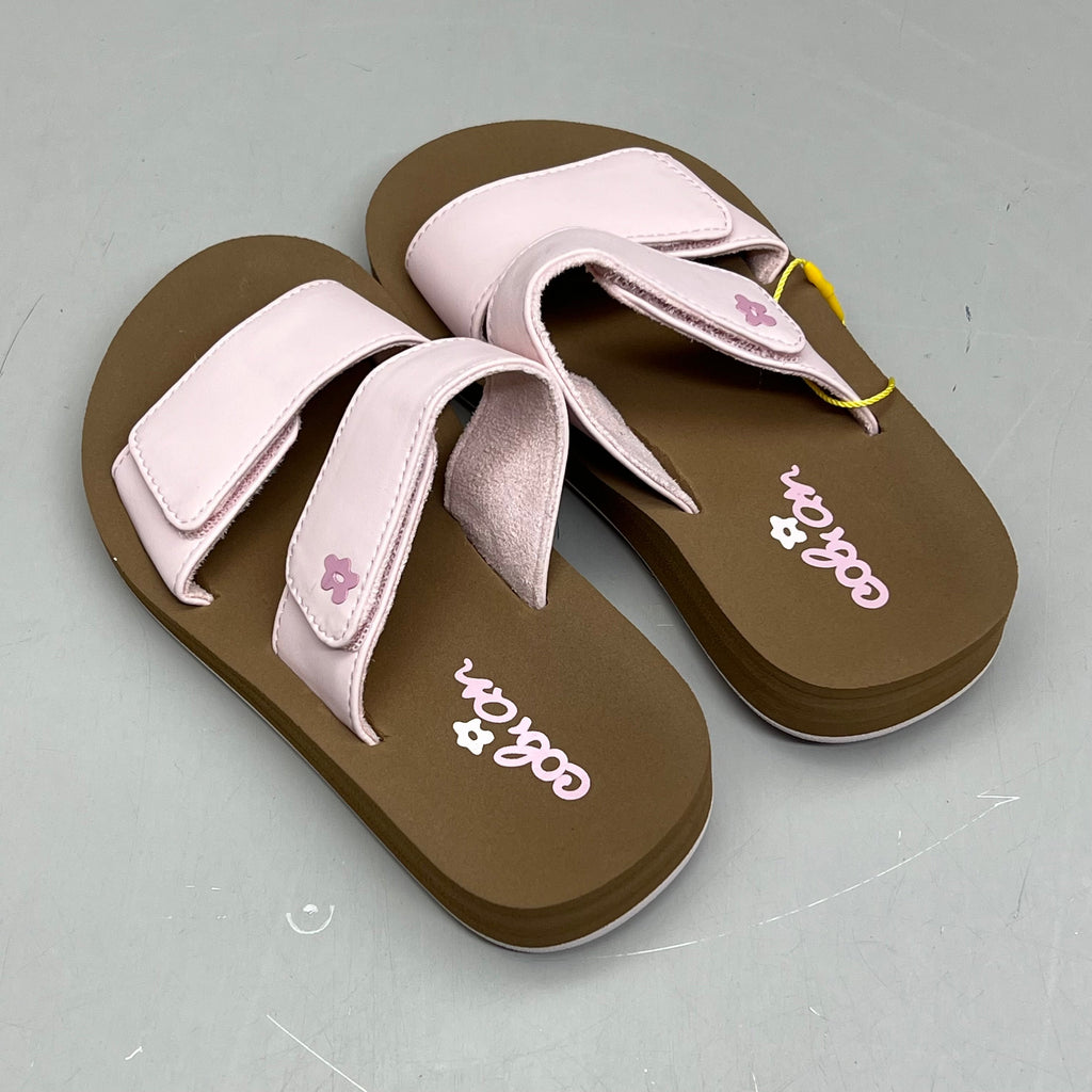 COBIAN Lil' Dana Strap Flower Sandals Kid's Sz 4/5 Pink LDA24-650-4/5