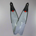 SEAC Interchangeable Motus Camo Diving Fins Closed Shoe 41/42 Gray 071002520647A
