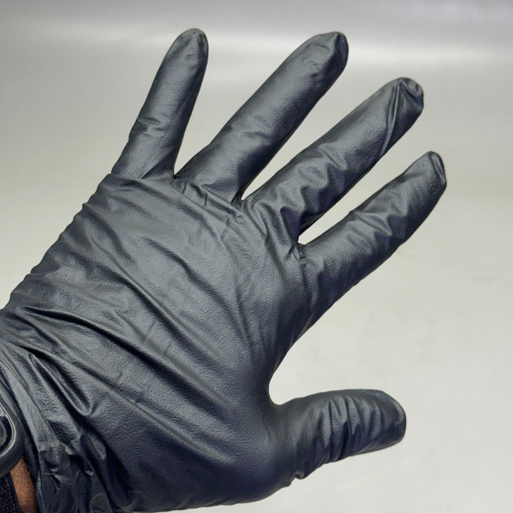 RAVEN (200 Gloves) Powder Free Nitrile Examination Gloves S Black 66516