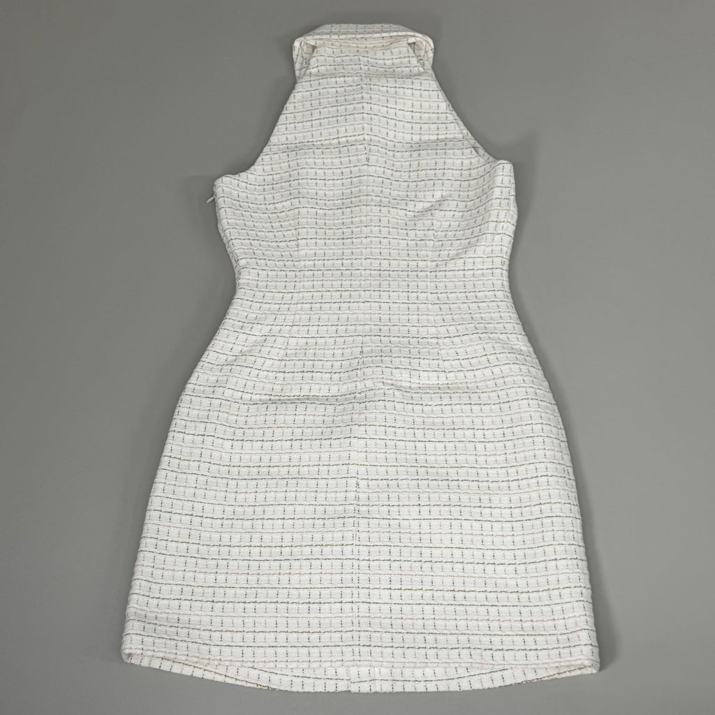 VERONICA BEARD Women's Sleeveless Roxanne Dress Sz-00 Ivory Multi 2406TW6521059