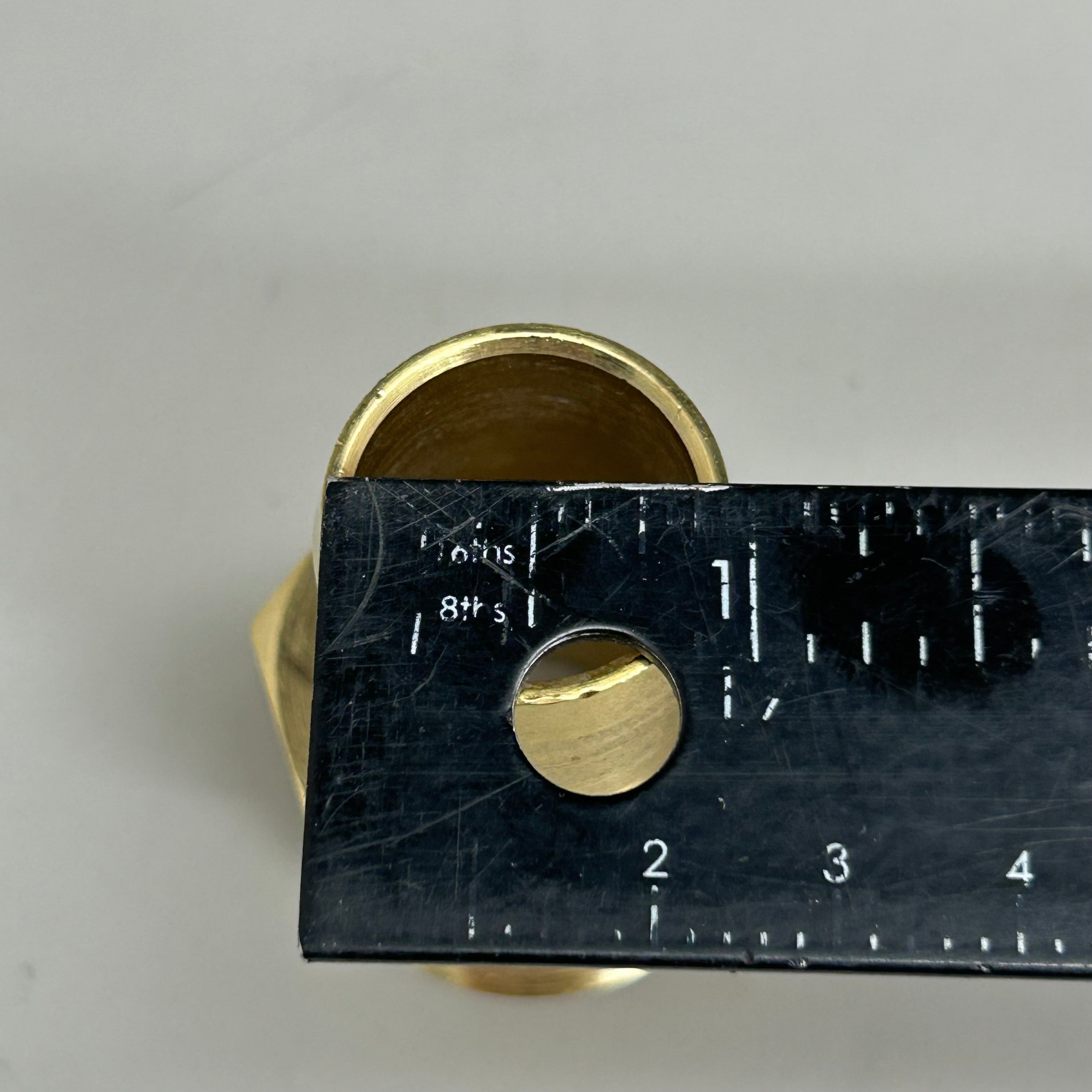COILHOUSE PNEUMATICS (2 Pack) Barbed Hose Fitting Male Connector 1" Brass 125HBL-16-16