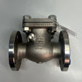 ALOYCO CF8M Swing Check Valve Class 150 316/PTFE Trim  1-1/2" Chrome 377