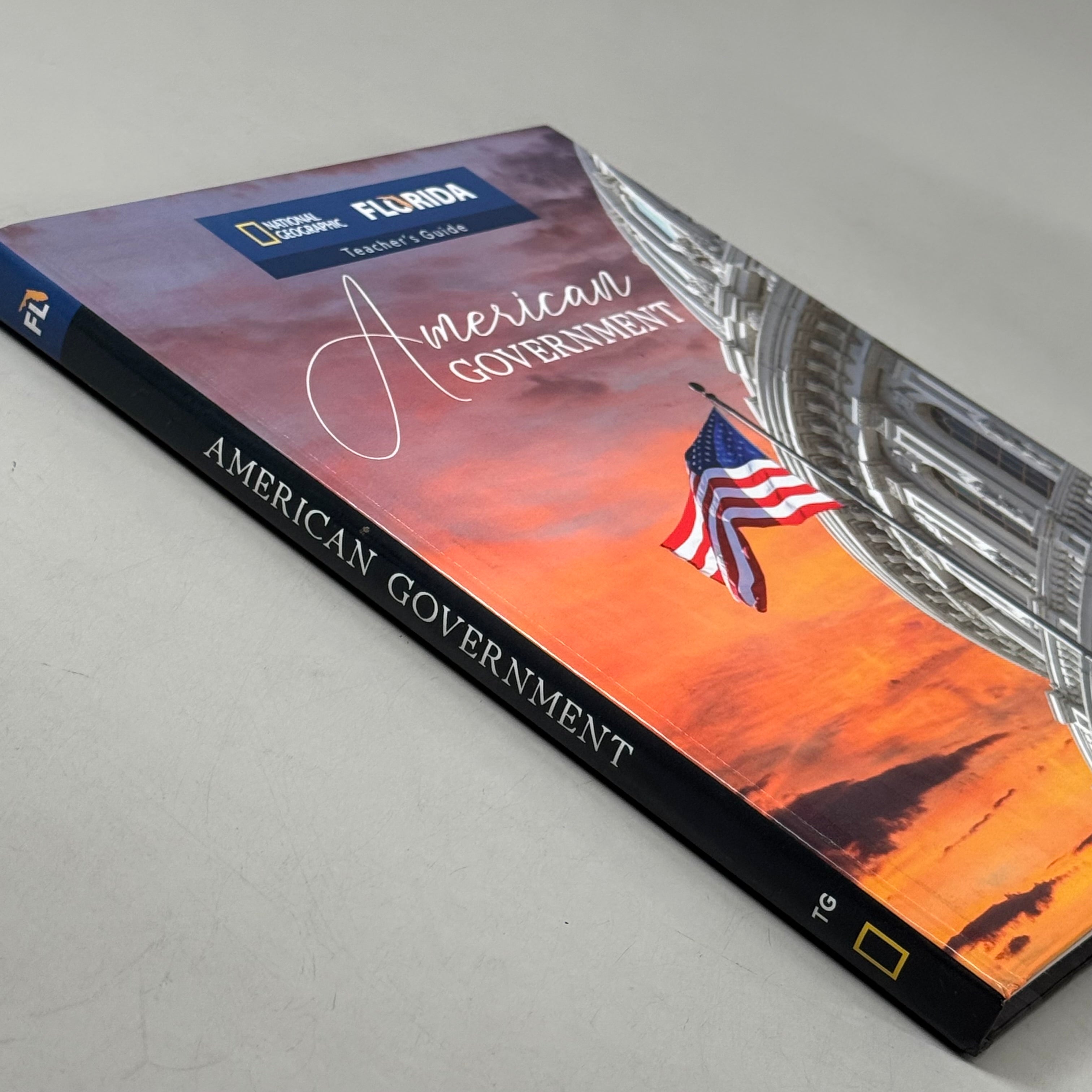 NATIONALGEOGRAPHIC Teacher Guide American Government '24 Florida Hardcover As-is
