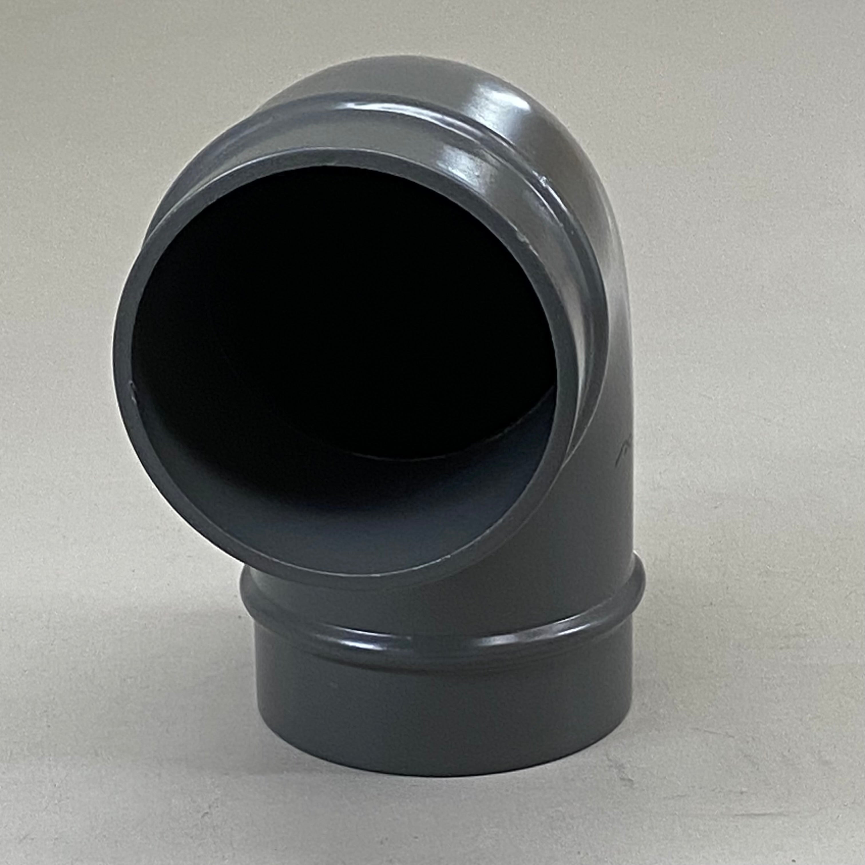 AIRPIPE Equal 90 Degree Full-Volume Flow Elbow Black 30203080001