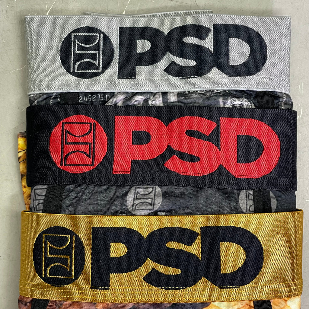 PSD (3 PACK) Warface Men's Boxer Briefs XL WF CASH RICH