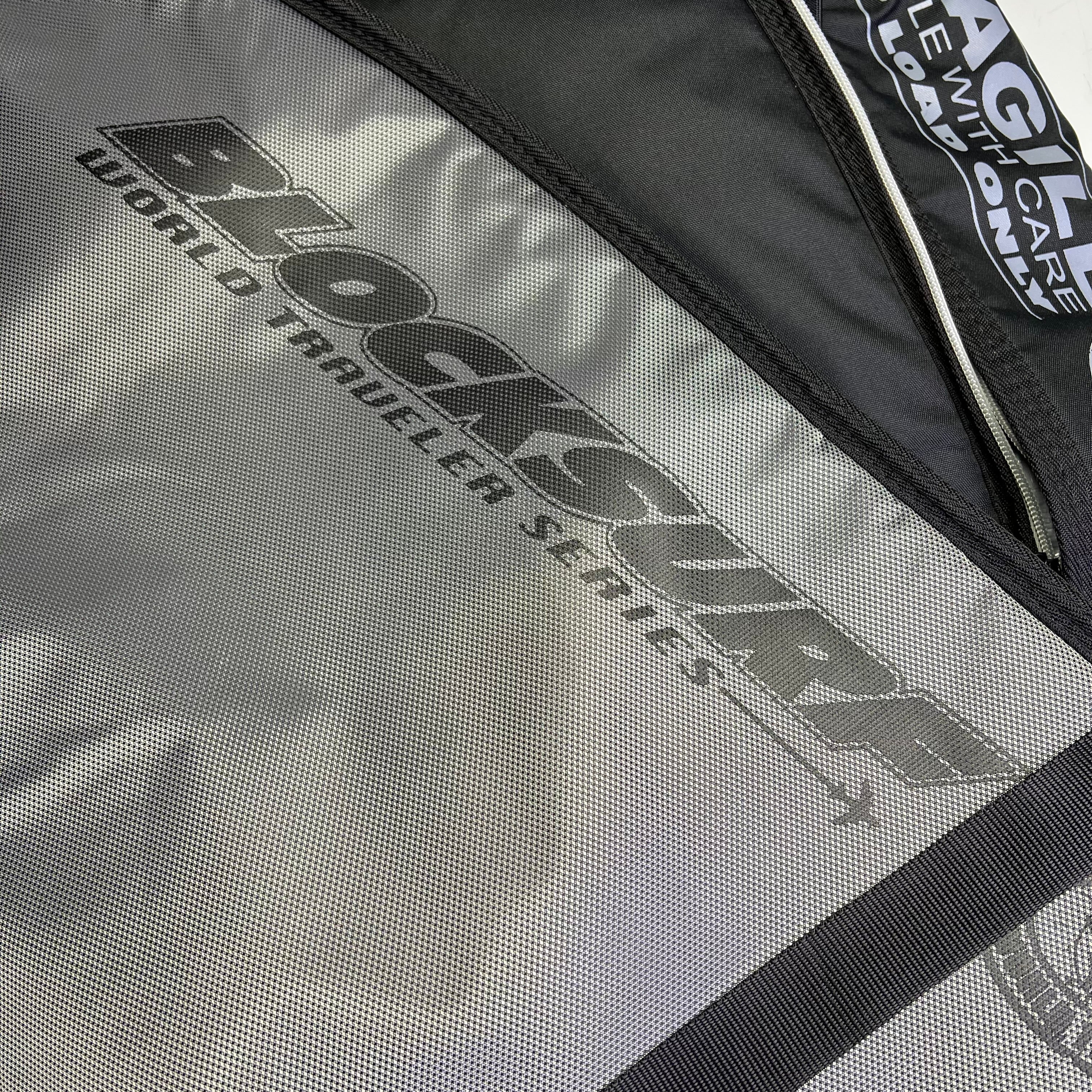 BLOCK SURF Double Coffin World Traveler Series Board Bag 6'6" - Holds 2 - 3 Black