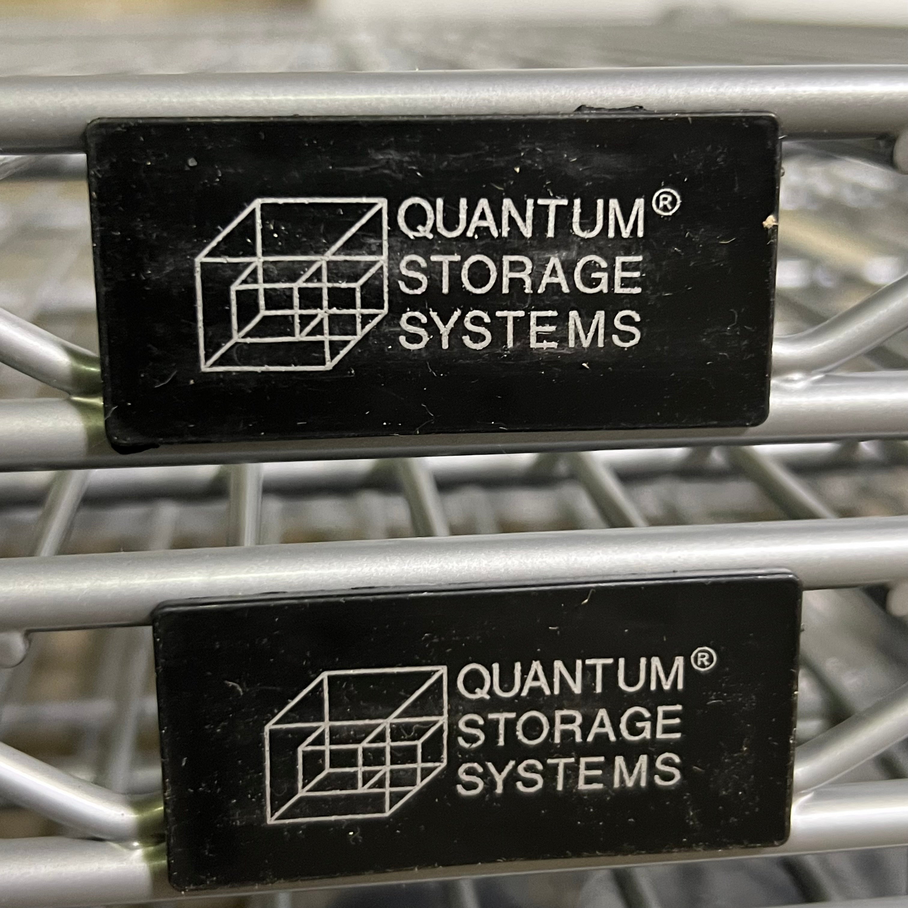 ZA@ QUANTUM STORAGE SYSTEMS (2 Pcs) Wire Shelf Grayepoxy 2430GY Sz 24"x 30" (New Other)