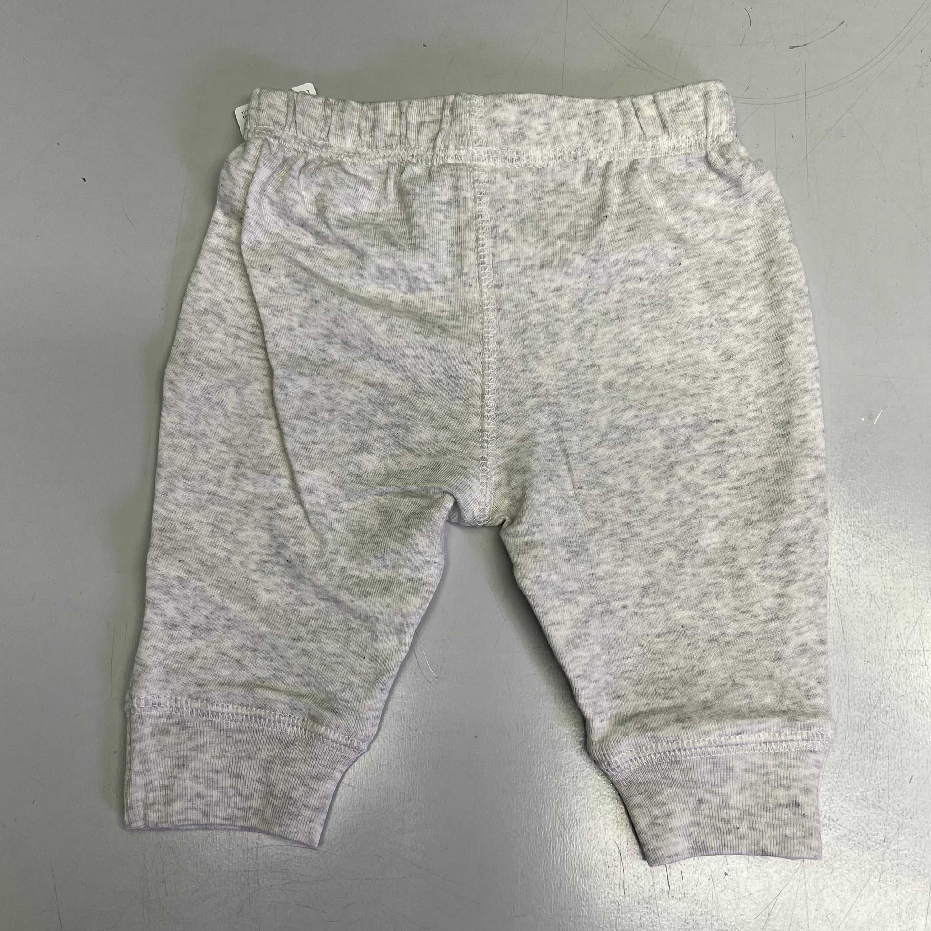 CARTERS (SET OF 2) Cotton Jogger Pants Babys Newborn Heather Grey/Ivory 1S992310