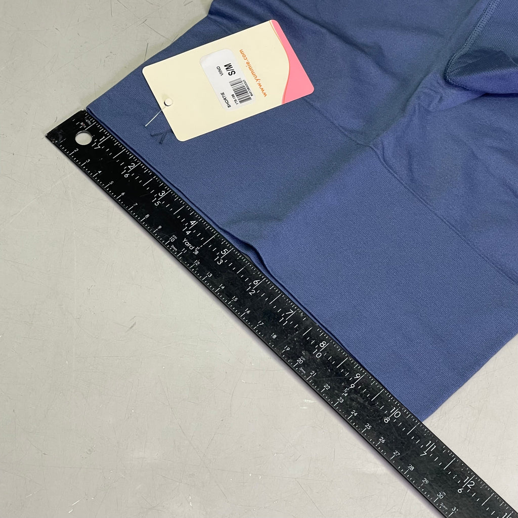 YUMMIE Seamless Shaping Shorties Small/Medium Blue YT5-159