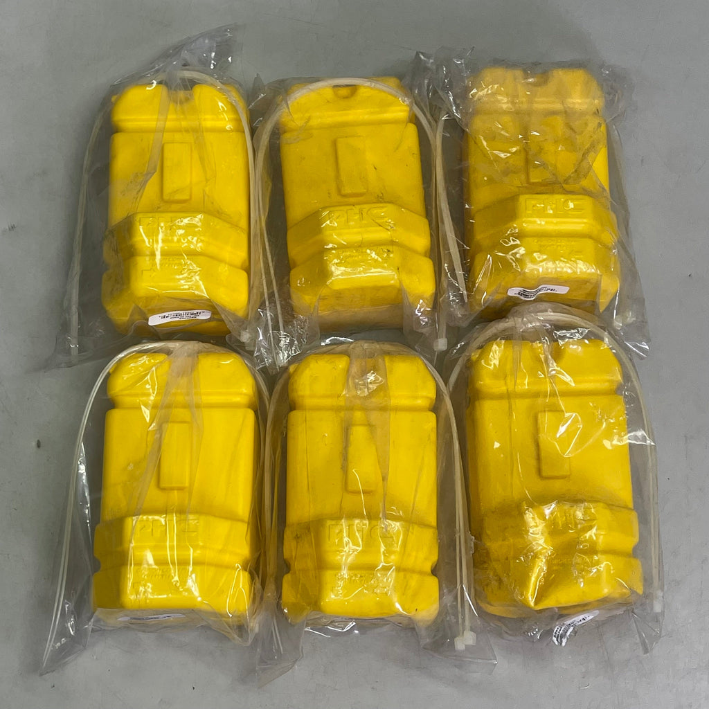 PACIFIC HANDY CUTTER (6 PACK) Blade Disposal Unit 3.5"x3.5"x6.25" Yellow BB-00205