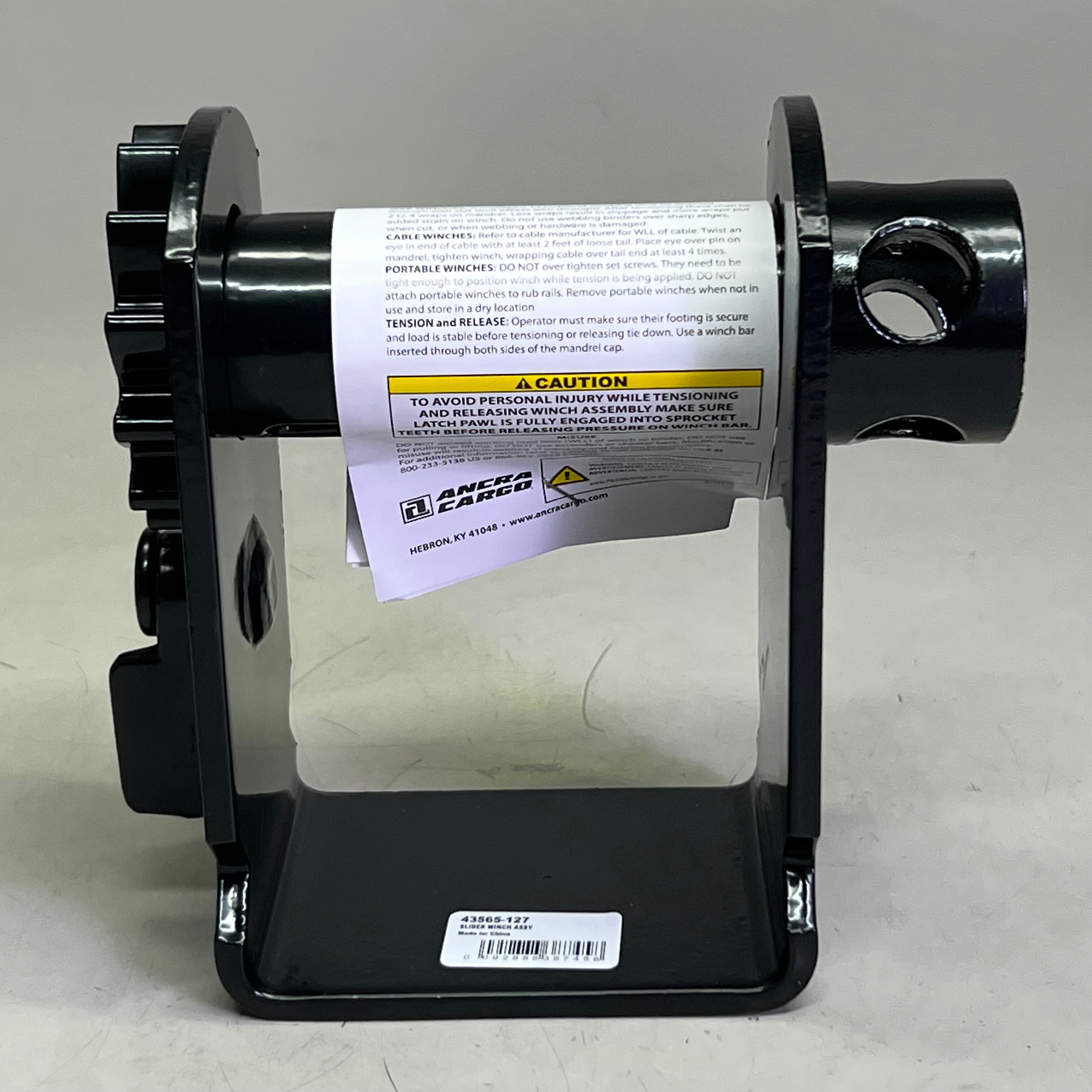 ANCRA CARGO Slider Winch Assy, Black 43565-127