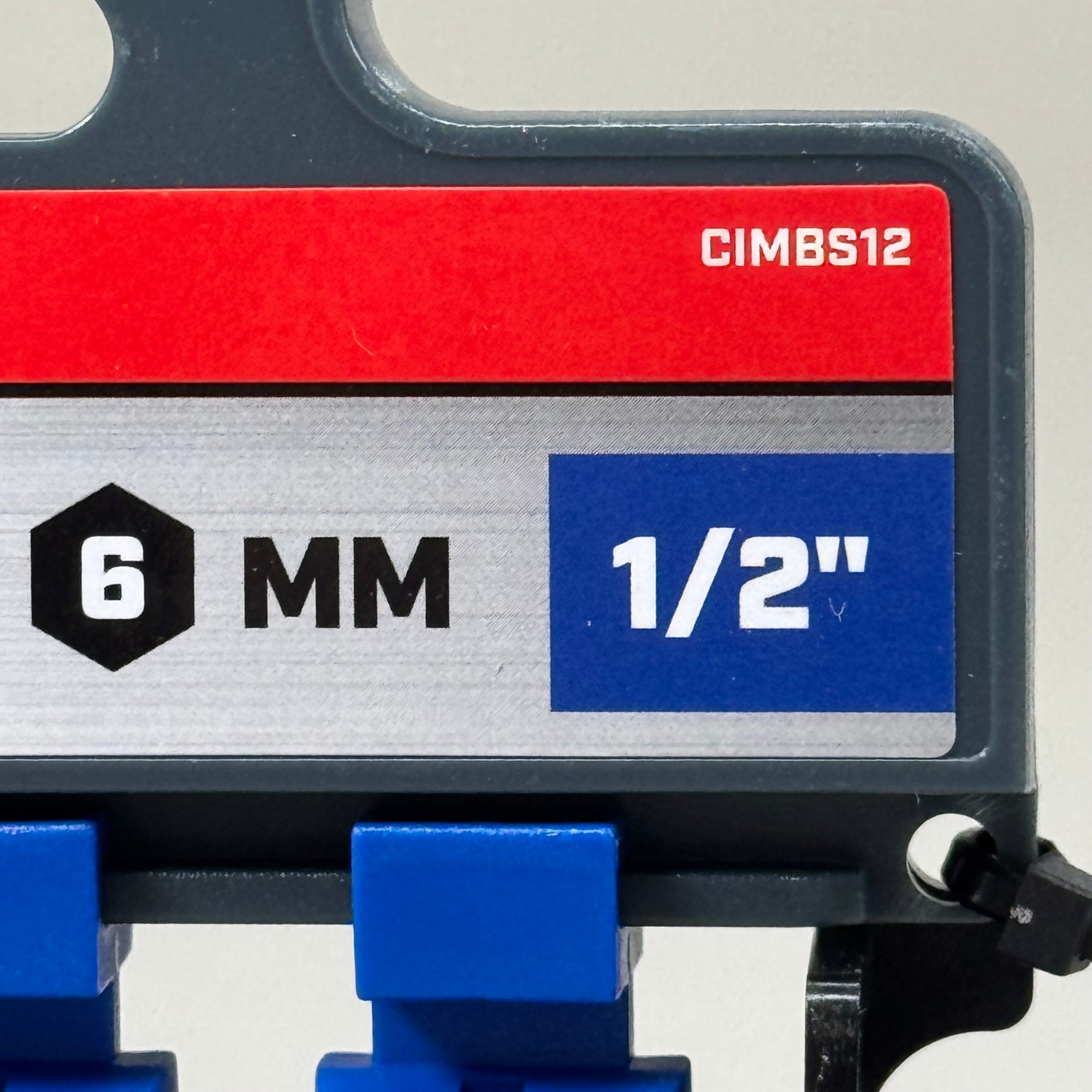 CRESCENT (7 pc) Assorted Sizes X 1/2 in. Metric 6 Point Hex Bit Socket Set CIMBS12