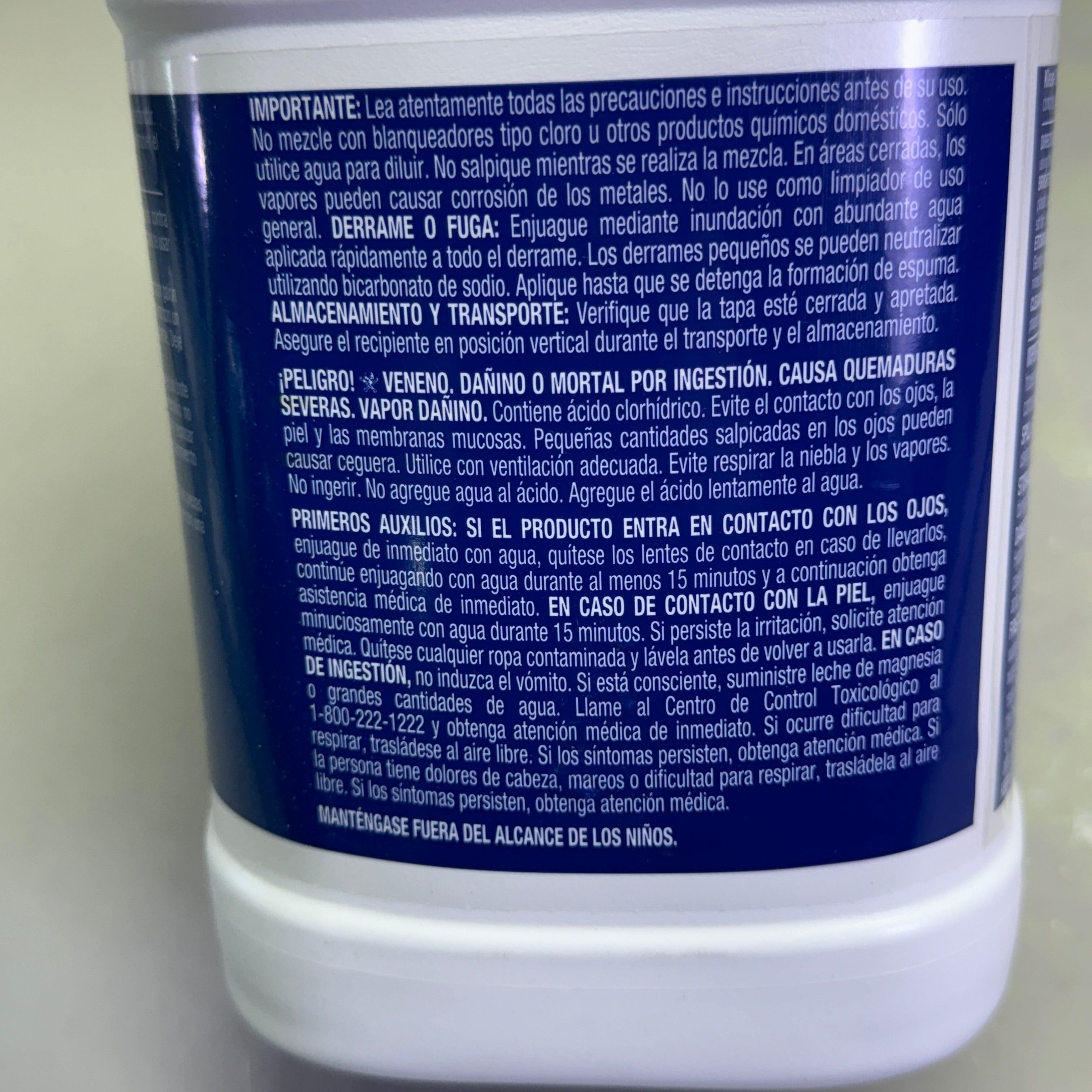 ZA@ KLEAN STRIP Muriatic Acid *Etches Concrete* 1 Gallon GKGM75006