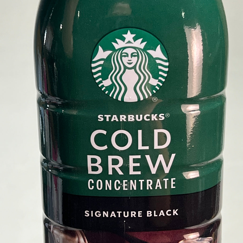 STARBUCKS (6 PACK) Cold Brew Concentrate Signature Black 32 fl oz BB 01/26