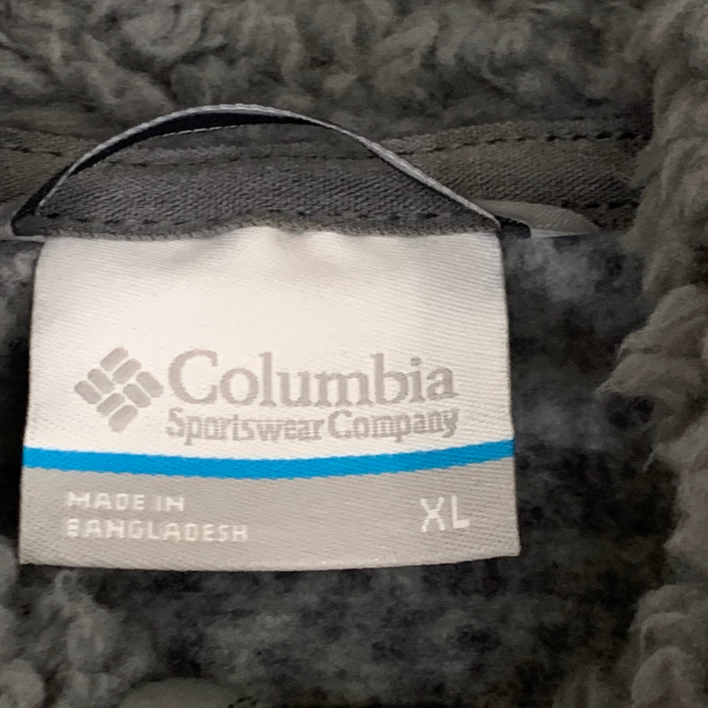 COLUMBIA Sweater Weather Fleece Full Zip Jacket Men's Sz XL Heather Grey