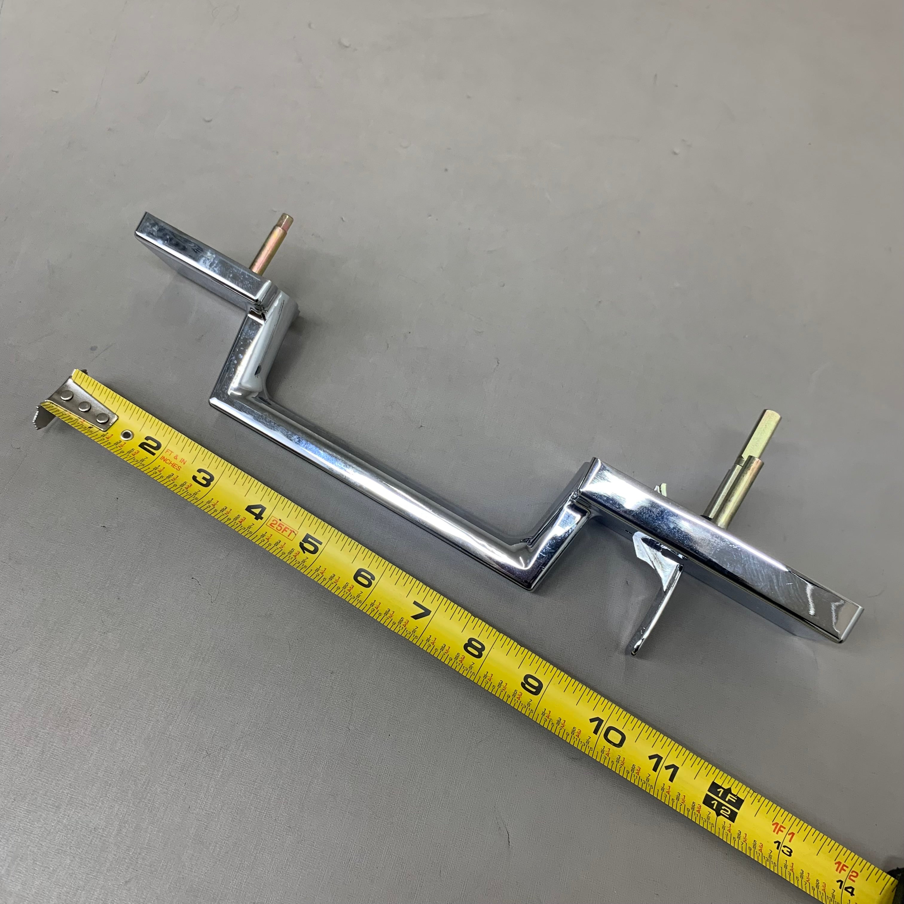 SCHLAGE Front Entry Handle Set Interior 12.5" H  Bright Chrome 16-070-10-101-134