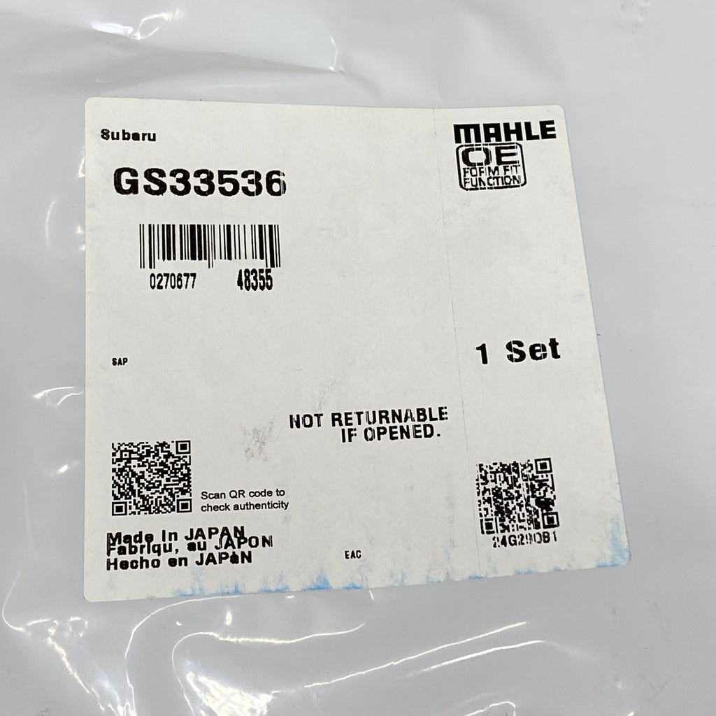 MAHLE TurboCharger Mounting Gasket Set GS33536