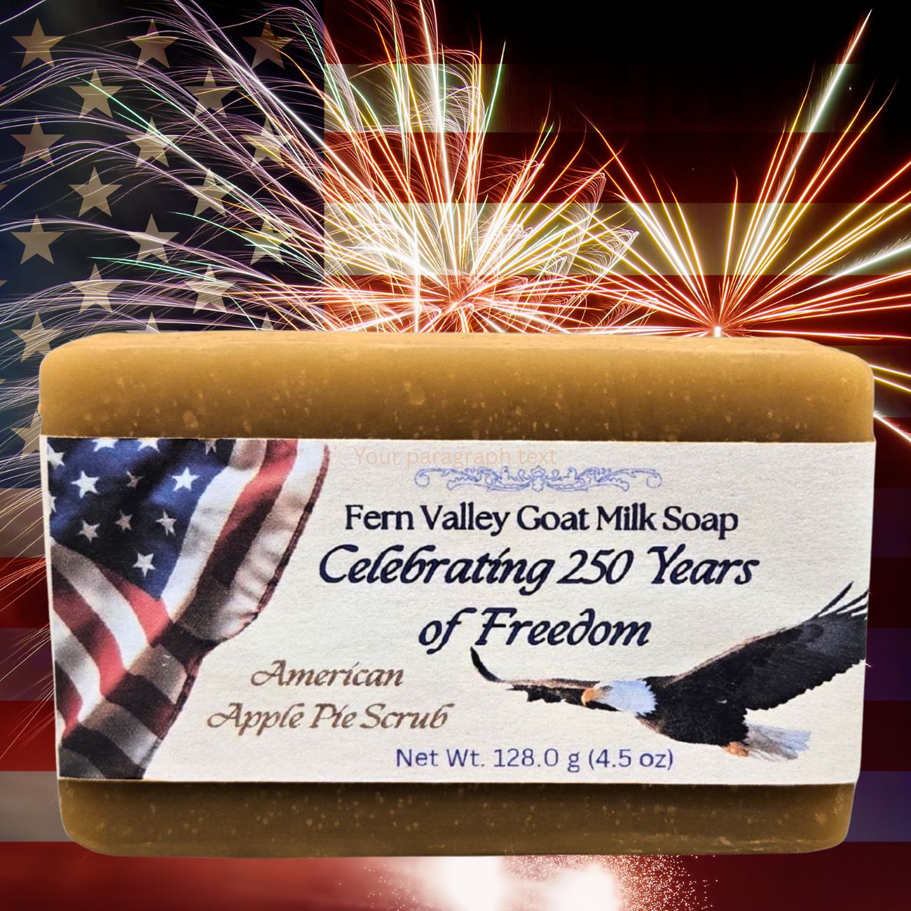 Celebrate USA 250 | American Apple Pie Scrub Bar
