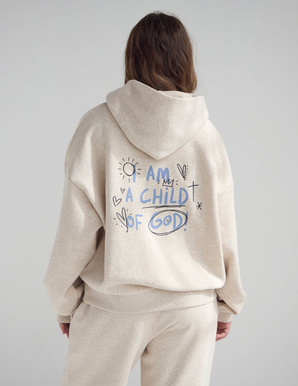 Child of God Eggshell Full-Zip Hoodie