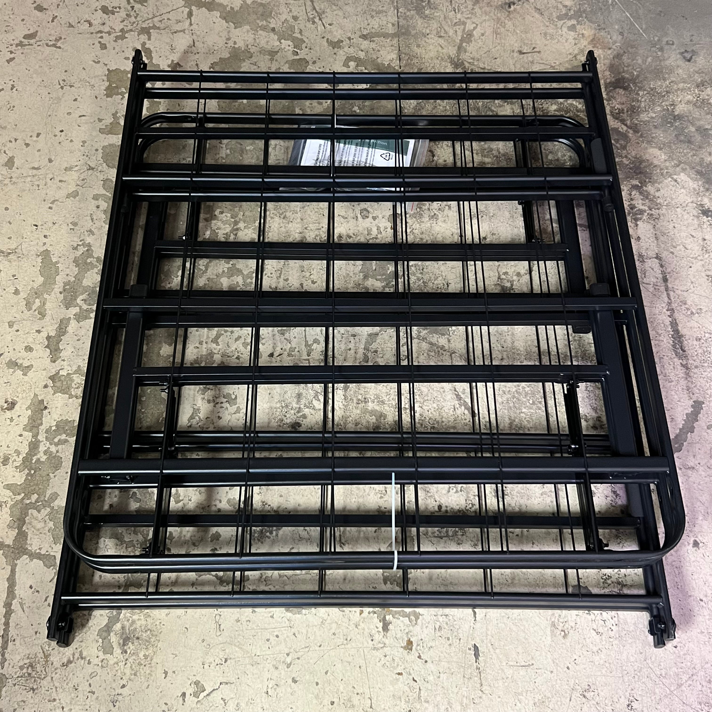 SLEEPYS Raised Metal Bed Frame Sz King, Black CHS90208