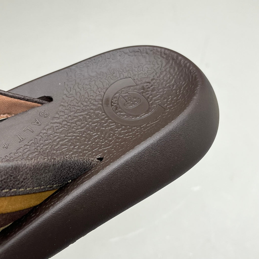 COBIAN Kandui Synthetic Leather Strap Men's Sz 12, EU 45 Chocolate KAN25-2011-12