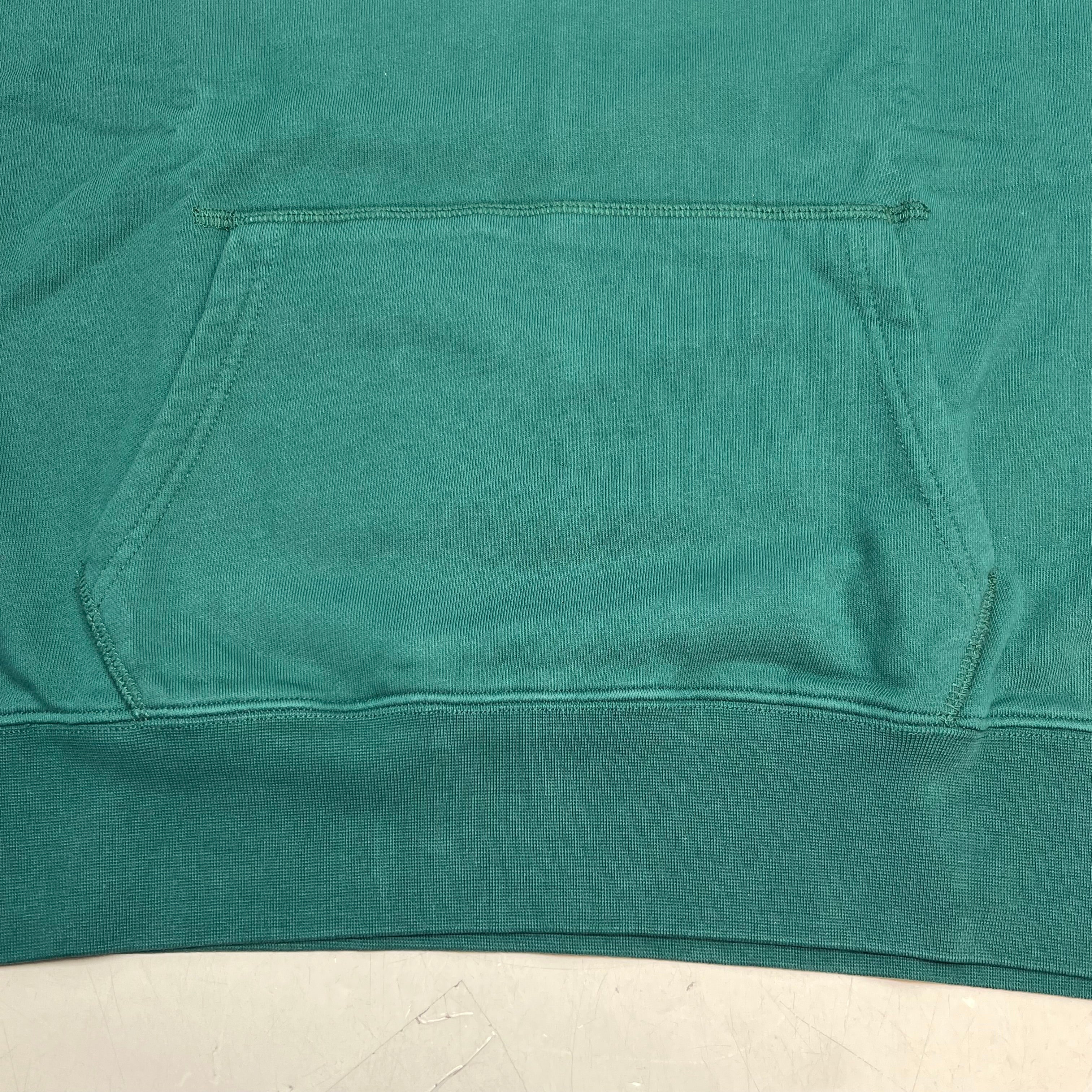 MONSTERCAT Hooded Drawstring Sweatshirt W/ Velvet Logo Men's Sz S Emerald Green