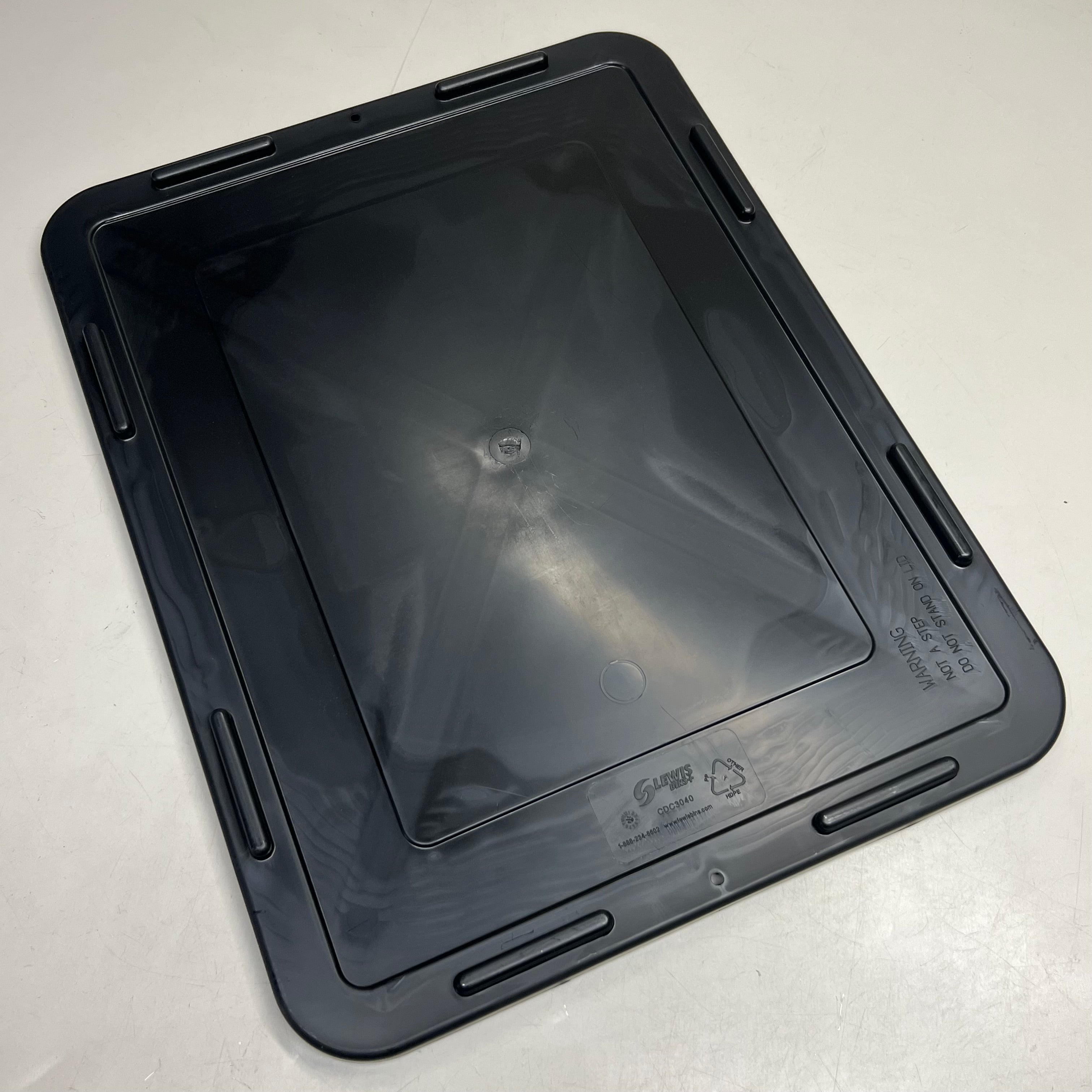LEWIS BINS+ (18 PACK) Safe Divider Box Lid Sz 22.5" L x 17.5" W Black CDC3040