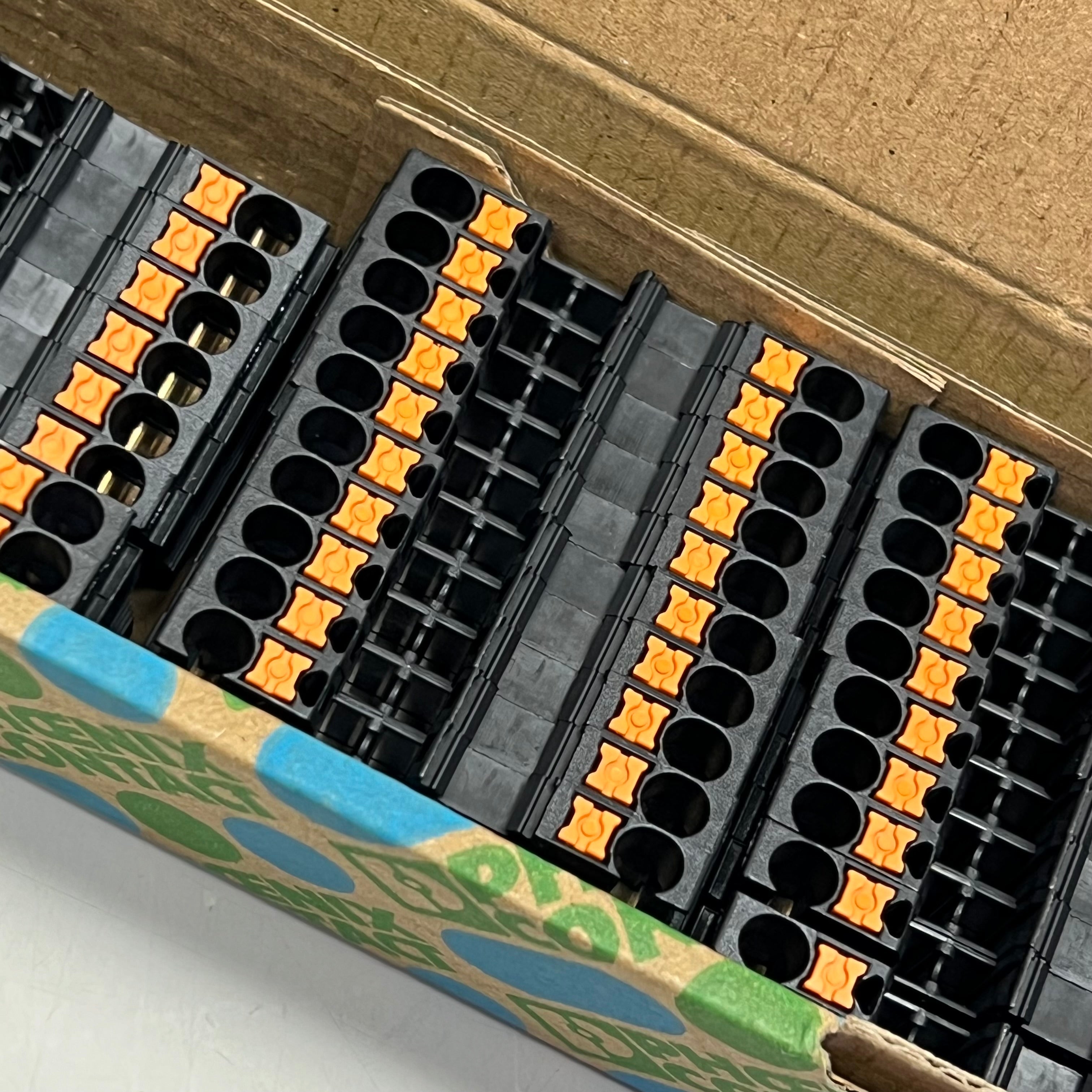 PHOENIX CONTACT (50 PACK) Feed Through Terminal Block 800V 24A 12-26 AWG 3212330