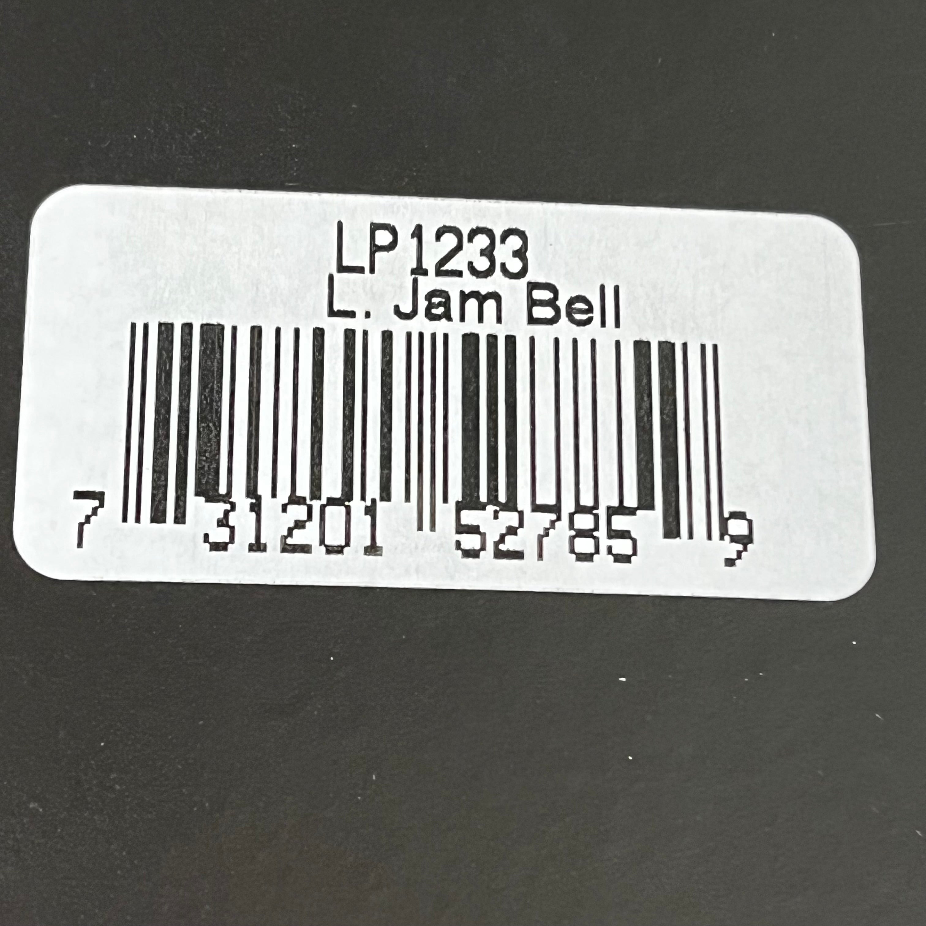 LP Latin Percussion Jam Bell Produces Bright High Pitched Sound Red LP-1233
