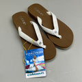 COBIAN Skinny Bounce Comfortable Synthetic Strap Women's Sz 9 White SKI25-110-09