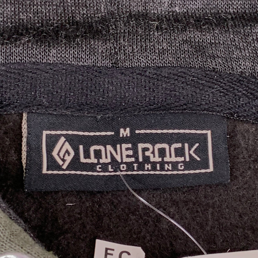 LONEROCK Helen Georgia Tie Hoodie Sz Medium Green