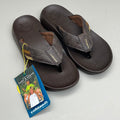 COBIAN Kandui Synthetic Leather Strap Men's Sz 12, EU 45 Chocolate KAN25-2011-12