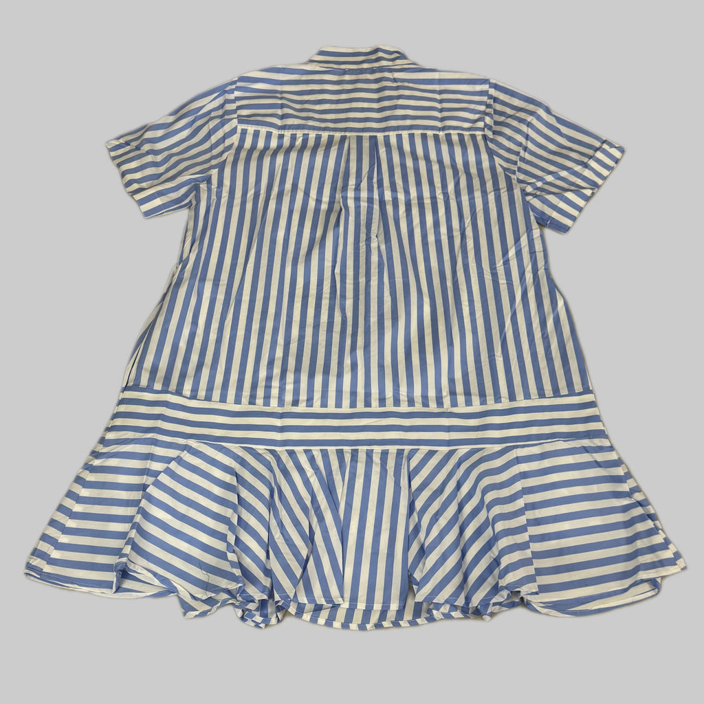 AVARA Emilia Dress Women's SZ L Blue/ White 14706-4