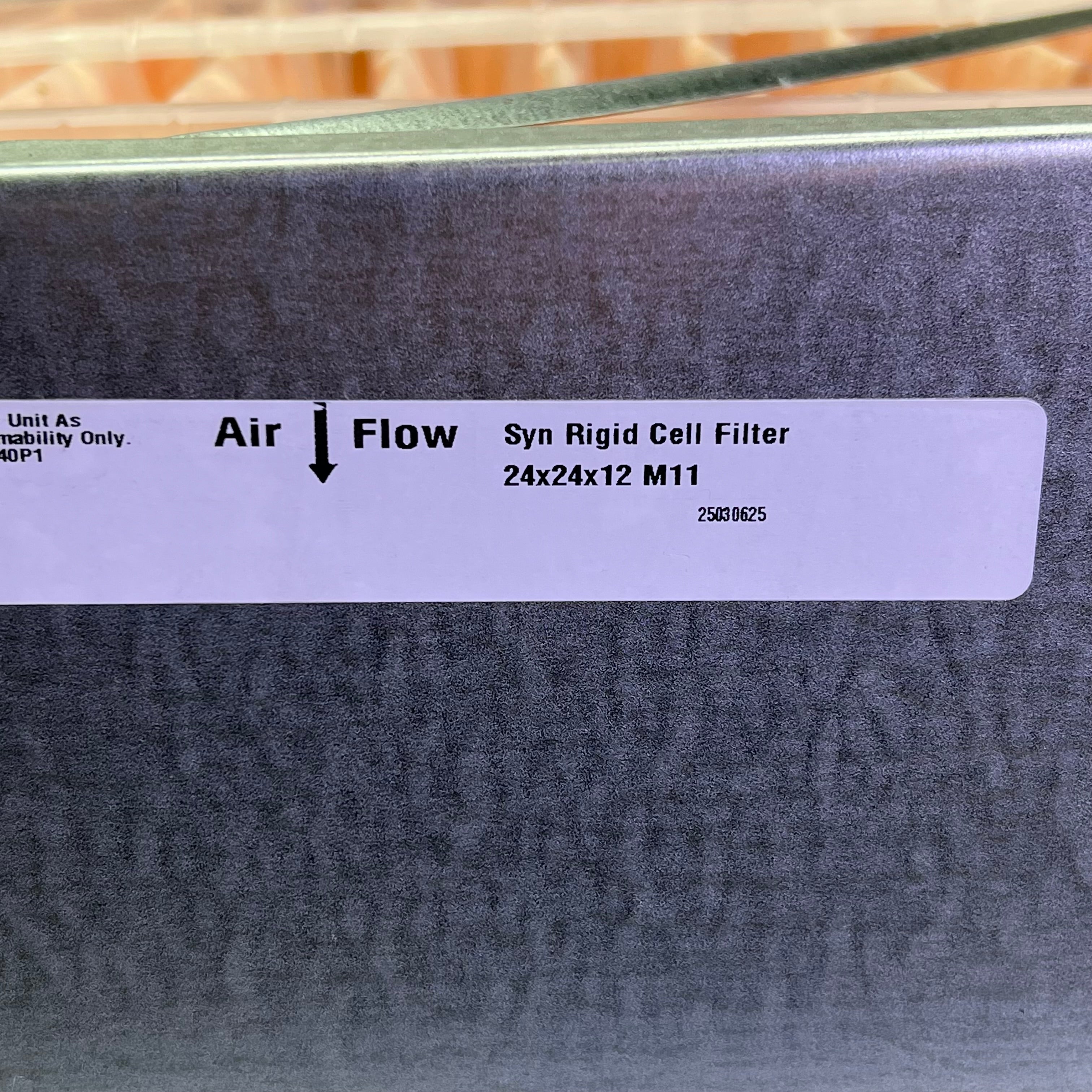 AEROSTAR Box Style MERV11 Fiberglass Rigid Cell Air Filter 24" X 24" X 12" 14937