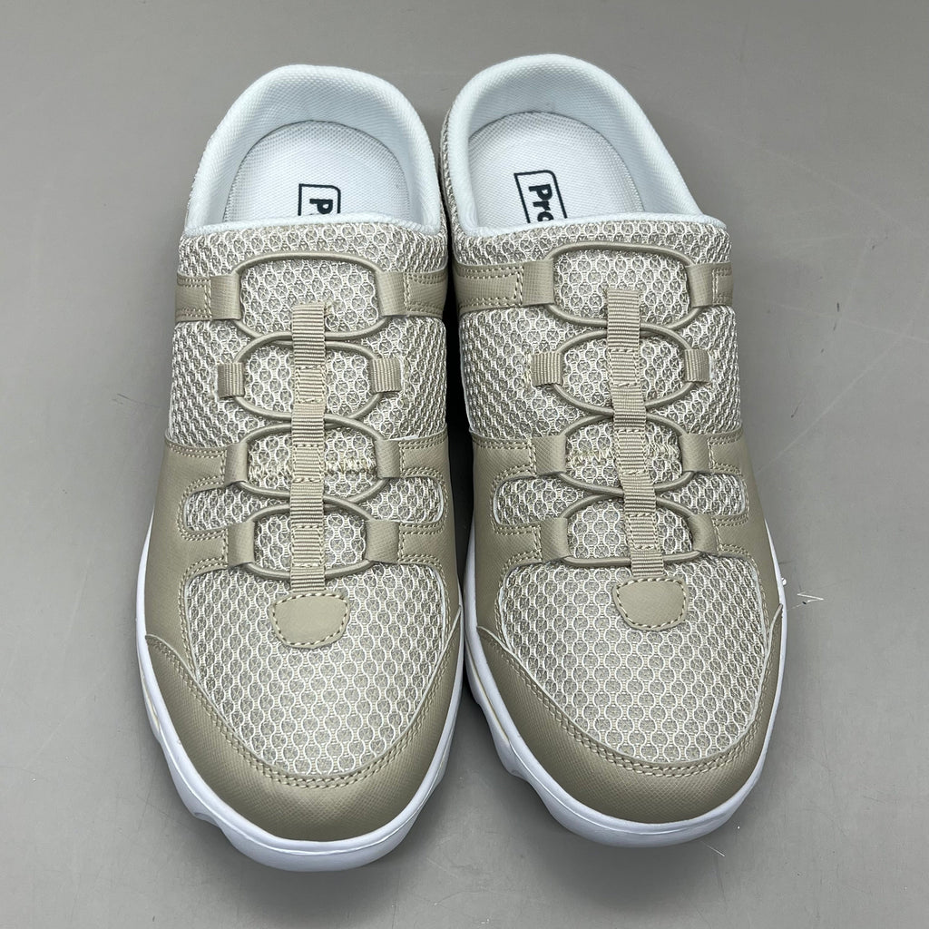 PROPET TravelActiv Slide Breathable 2 Tone Mesh Women's Sz 7.5 X(2E) Sand WAT011MSANX-07H