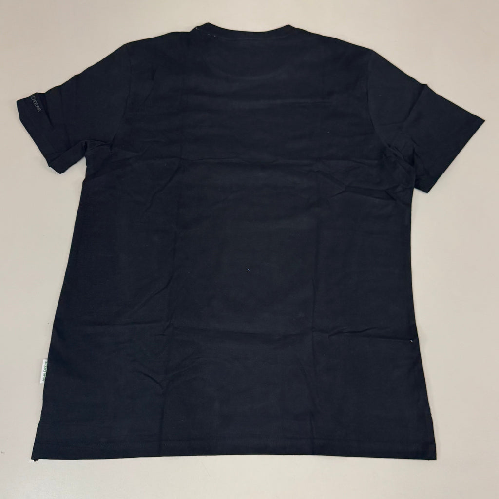 JOHN DEERE Embroidered Logo Short Sleeve Tee Shirt Men's Sz XL Black 1896842