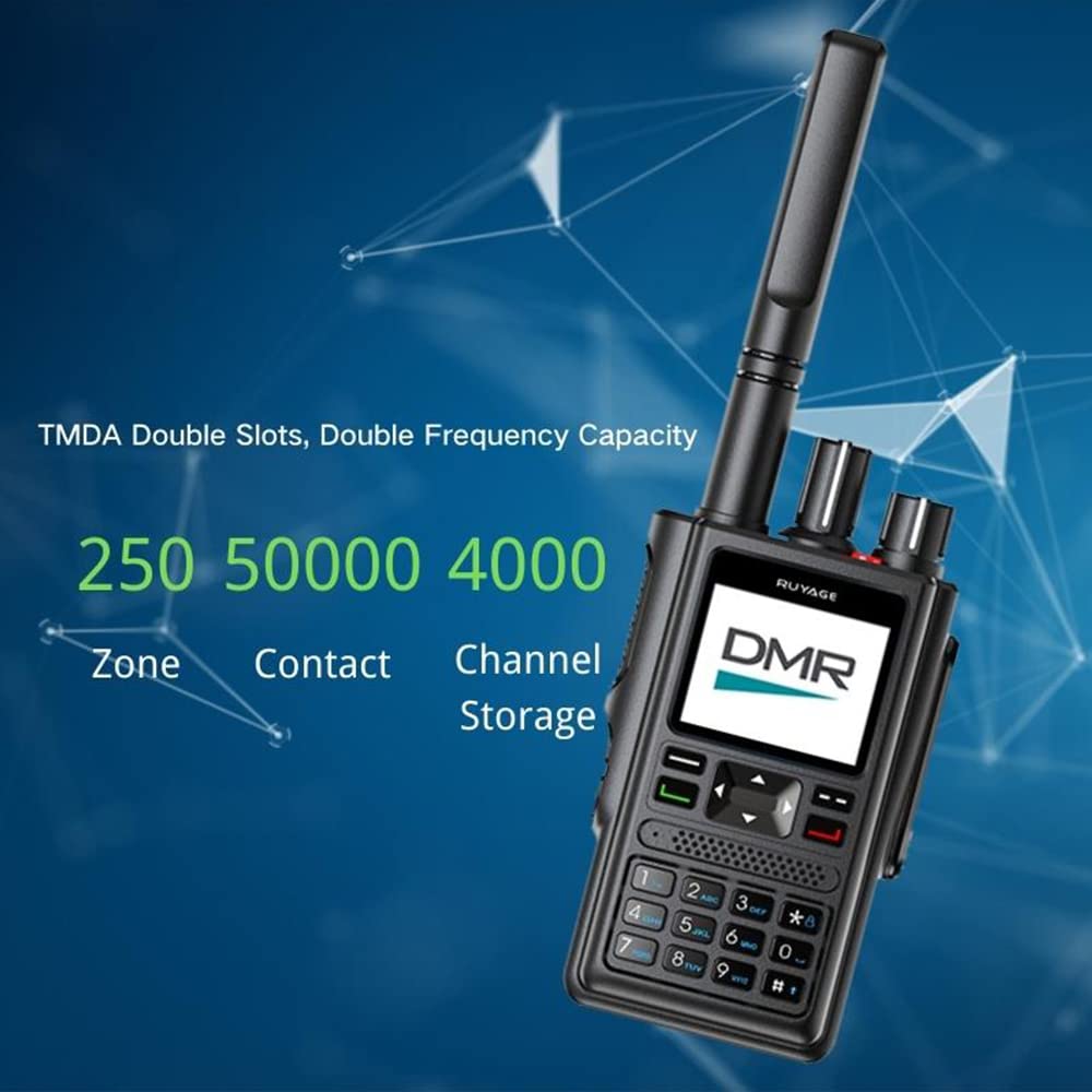 RUYAGE DP10 DMR Digital Walkie Talkie with GPS & SMS