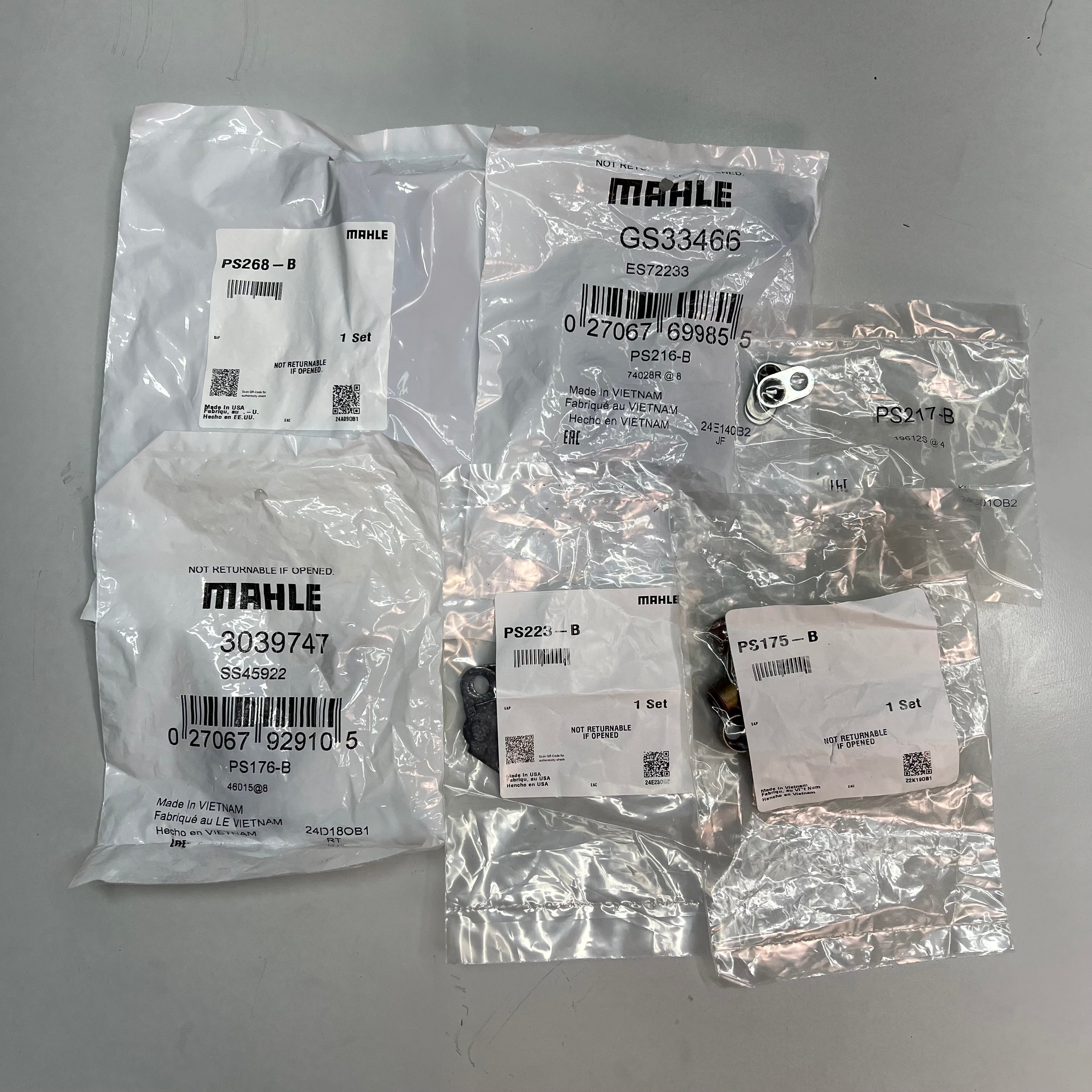 MAHLE Full Gasket Set For Chevrolet & Pontiac Vehicles Made In USA 95-3640