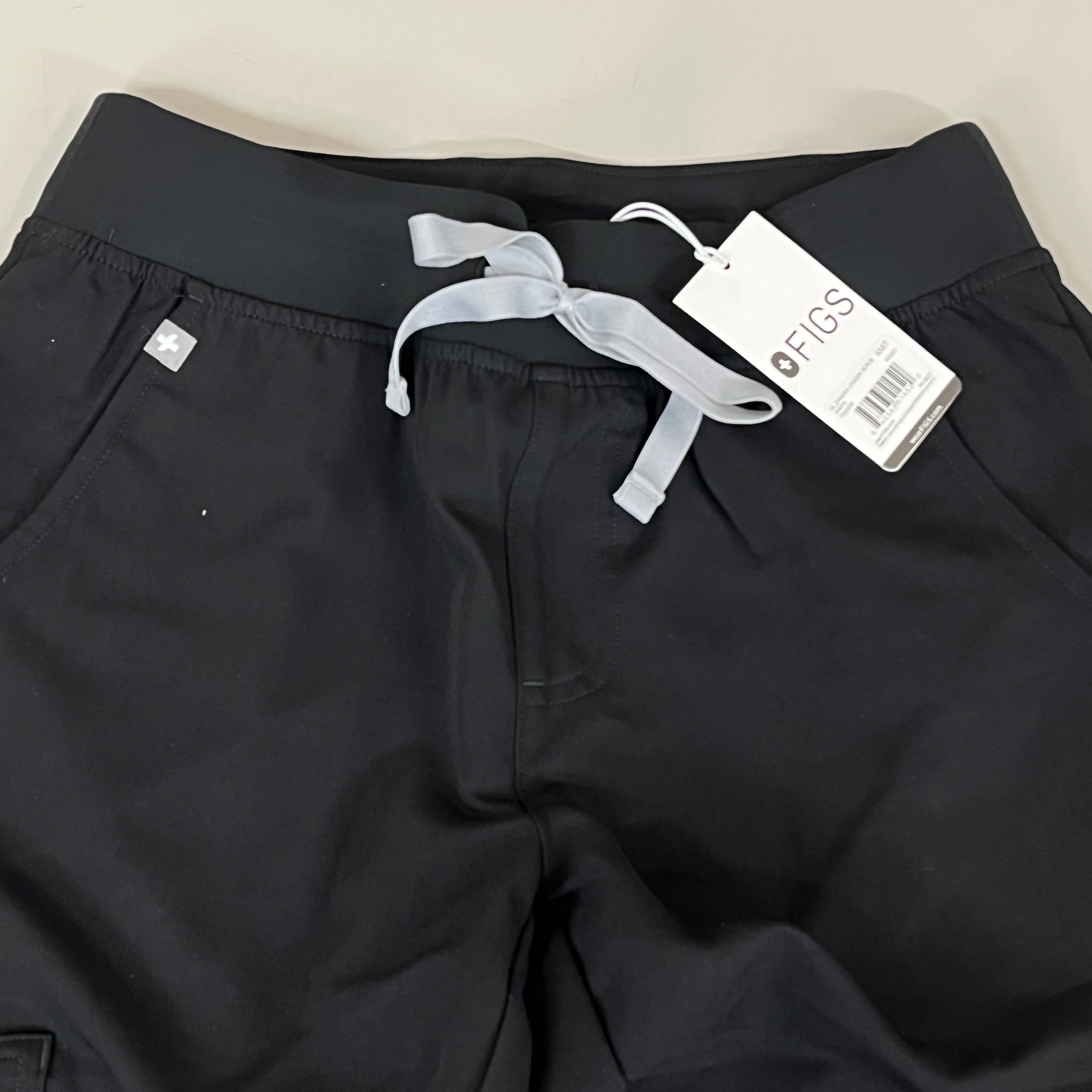 FIGS Zamora Jogger Scrub Pants Women's Sz XXST (Tall) 31" Inseam Black 1000208