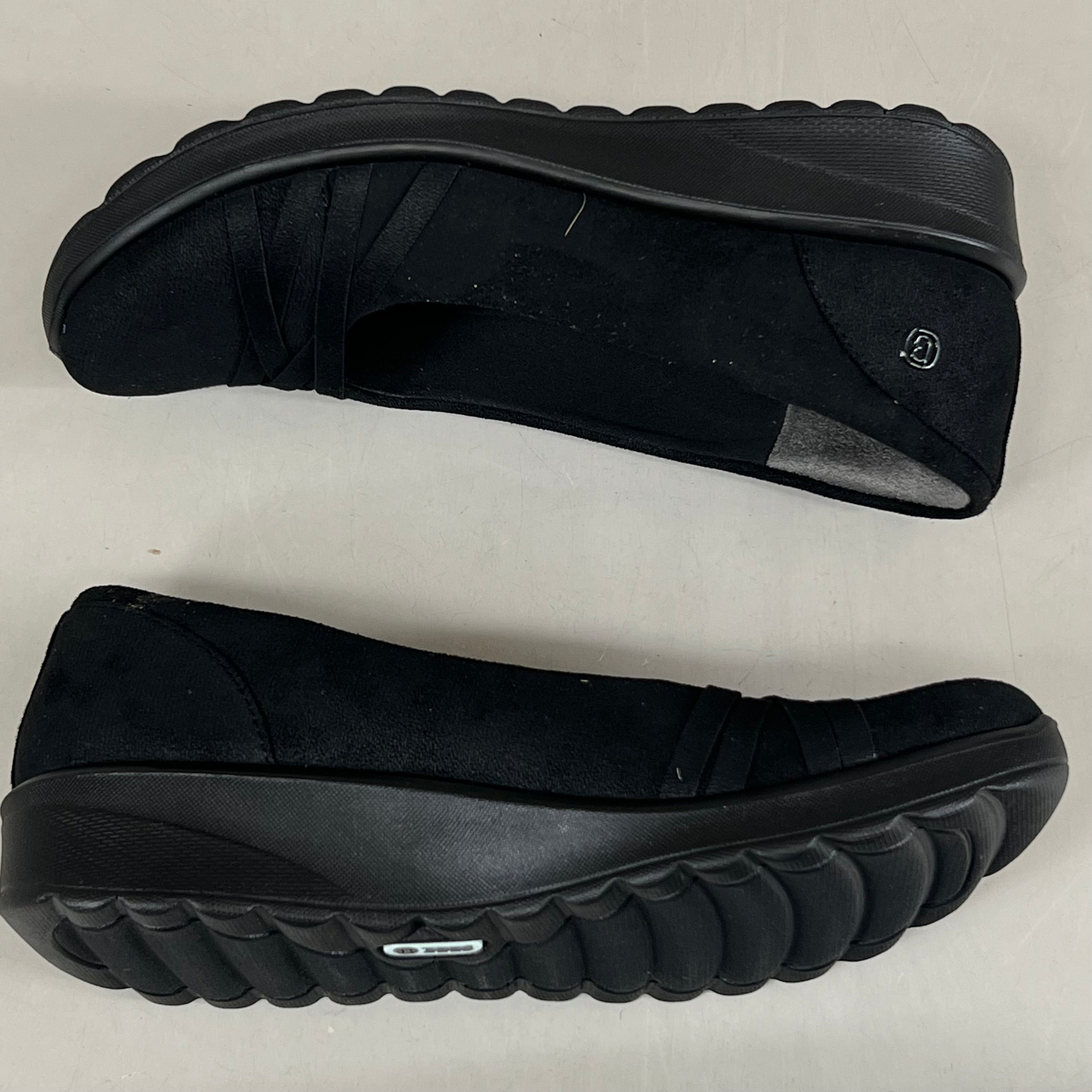 LIFESTRIDE Bzees Air Step Ballet Shoes Goody Women's 6 medium Black