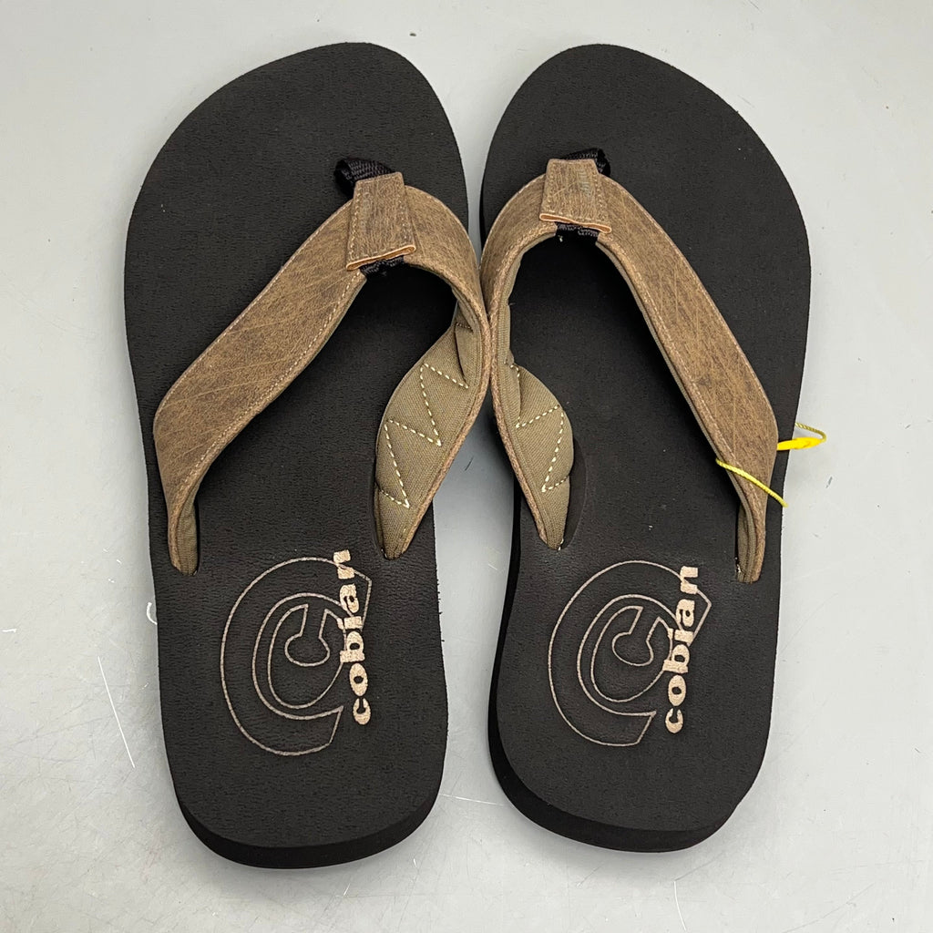 COBIAN Floater Sandals Synthetic Strap Men's Sz 13, EU 46 Mocha FLT18-203-13